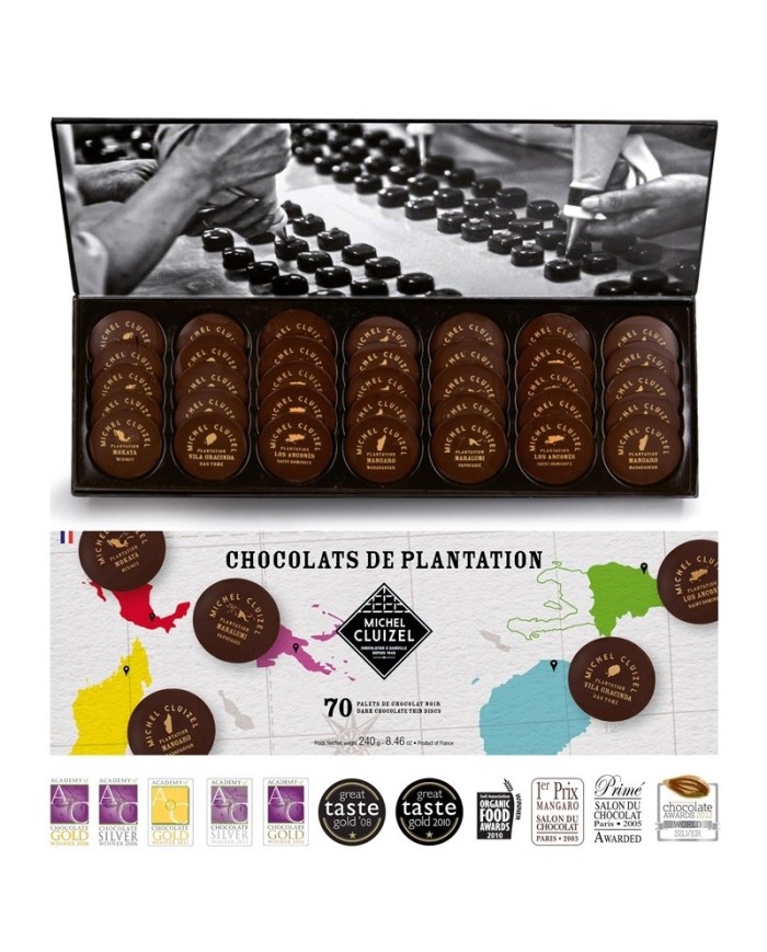 M.Cluizel  Chocolate Tasting Box Nuancier Plantation Noir No. 70