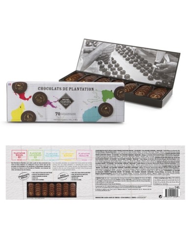 M.Cluizel  Chocolate Tasting Box Nuancier Plantation Noir No. 70