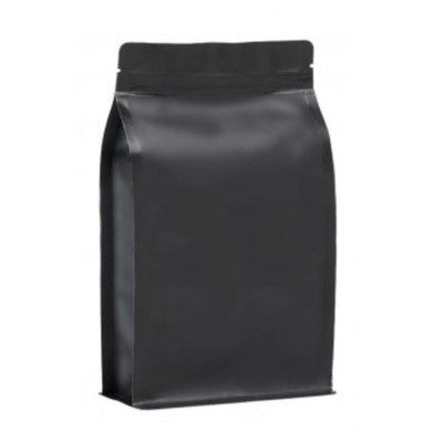 BP matt black KRAFT bag with ZIP
