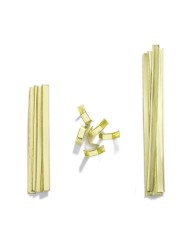 Closing clips gold colour