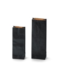 Dvojvrstvové vrecká KRAFT čiernej farby