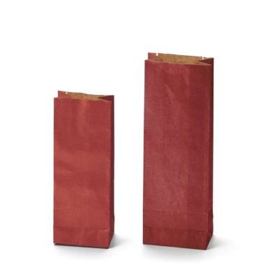 KRAFT red two-layer bags
