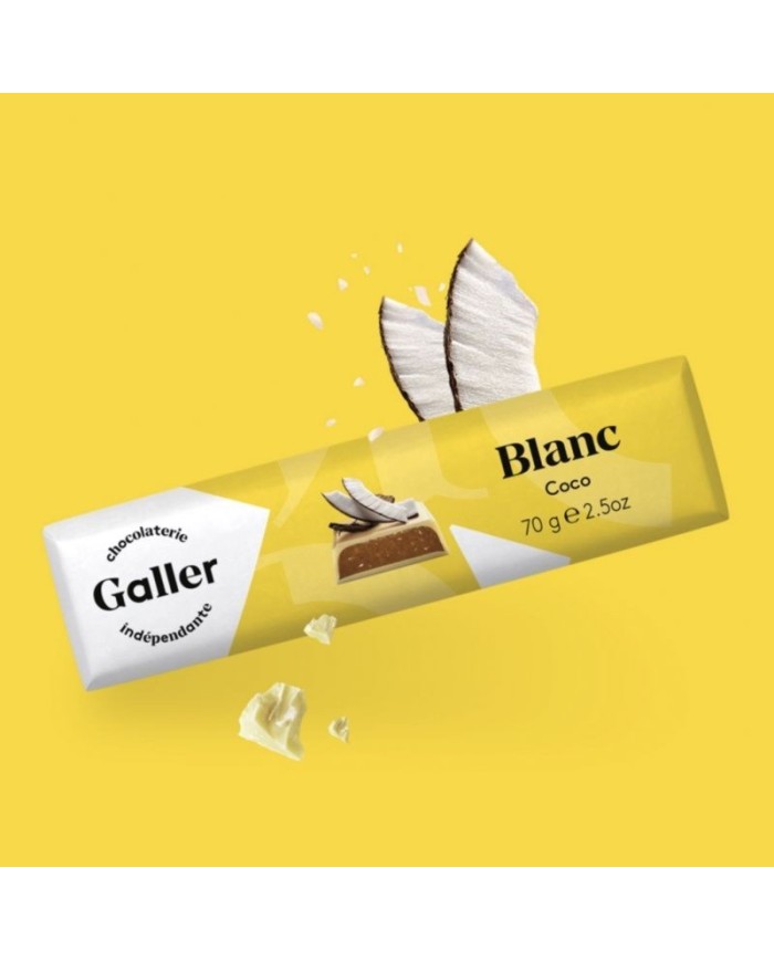 J.Galler - Biela čokoláda Noix de coco