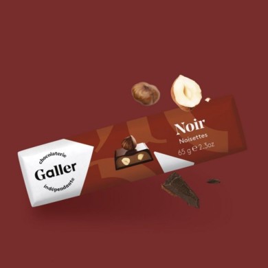J.Galler - Dark chocolate Noisettes Noir