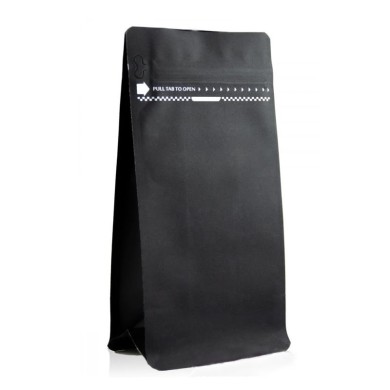 Black Kraft bag with ZIP