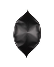 Doypack ZIP bag matte black colour with Al