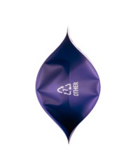 Doypack with ZIP purple matte