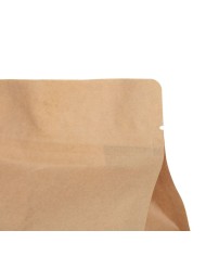 BP brown KRAFT bag with window and ZIP