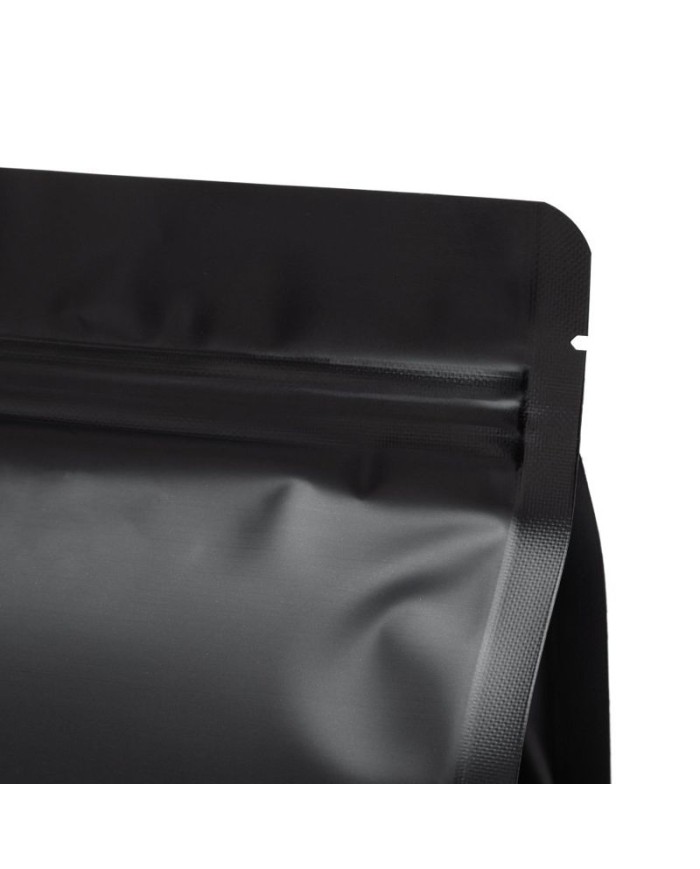 BP matt black KRAFT bag with ZIP