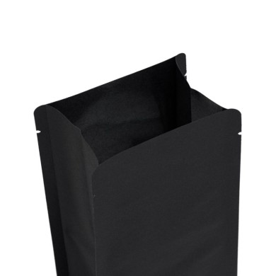 Kraft bag without Al layer black without ZIP