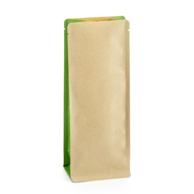 Kraft bag without Al with green side