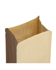 Kraft bag without Al foil with brown side