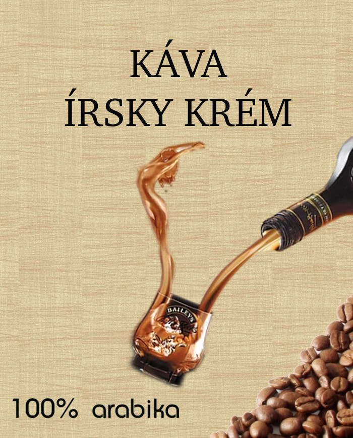 Aromatizovaná káva Írsky krém