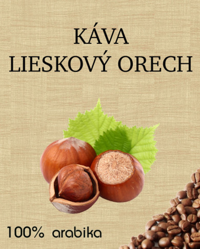 Aromatizovaná káva Lieskový orech