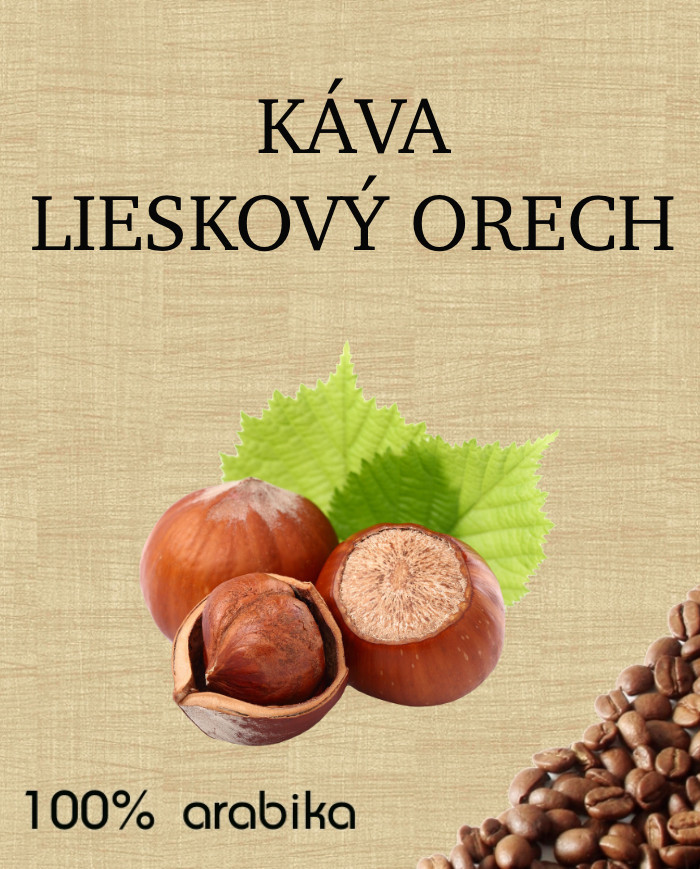 Aromatizovaná káva Lieskový orech