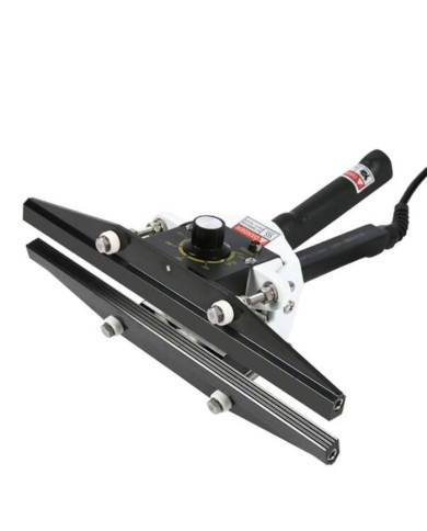 Permanently heated welding tongs