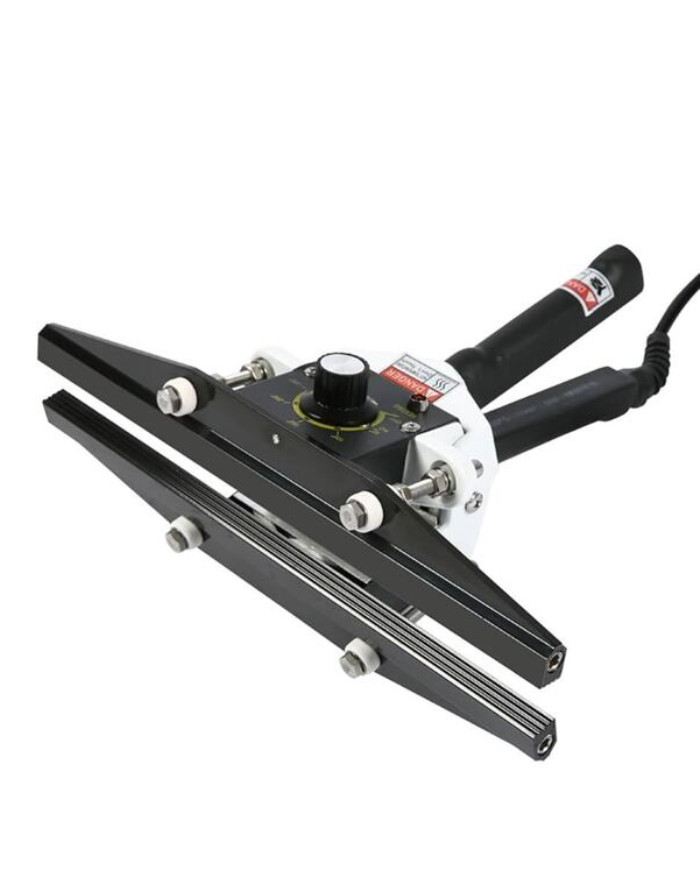 Permanently heated welding tongs