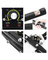 Permanently heated welding tongs