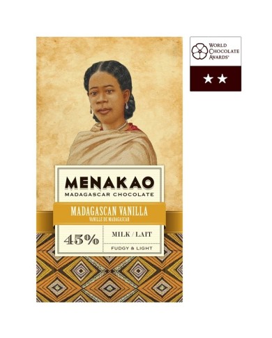 Menakao 45% Madagascan Vanilla Chocolate