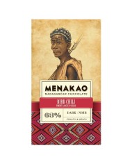 Menakao Dark chocolate min 63 %  chilli