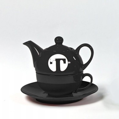 Tea set for one BLACK