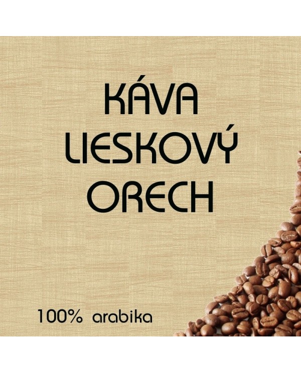 Aromatizovaná káva Lieskový orech