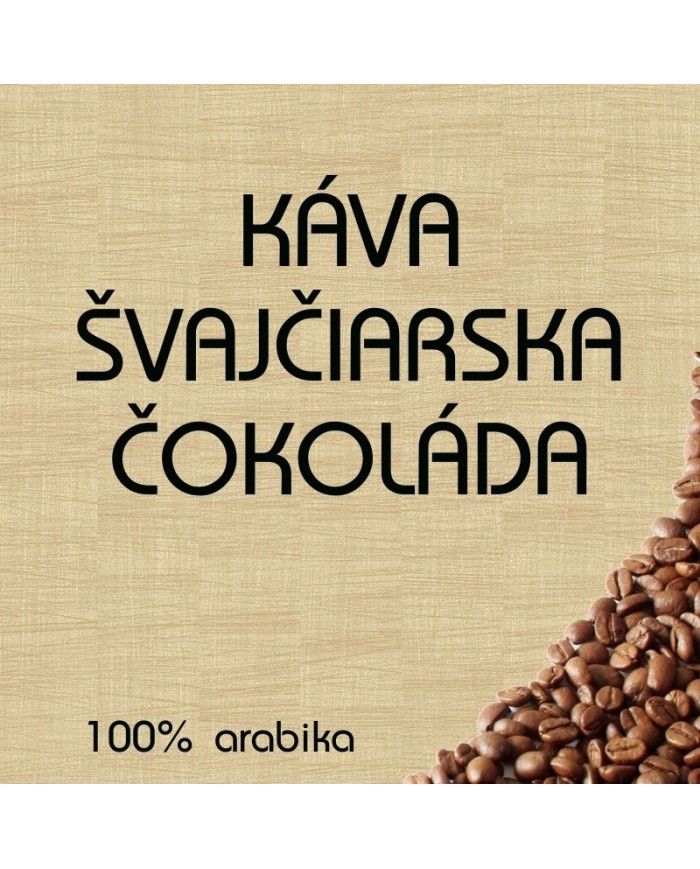 Aromatizovaná káva Švajčiarska čokoláda