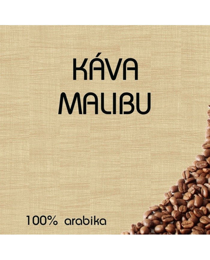 Flavored coffee Malibu
